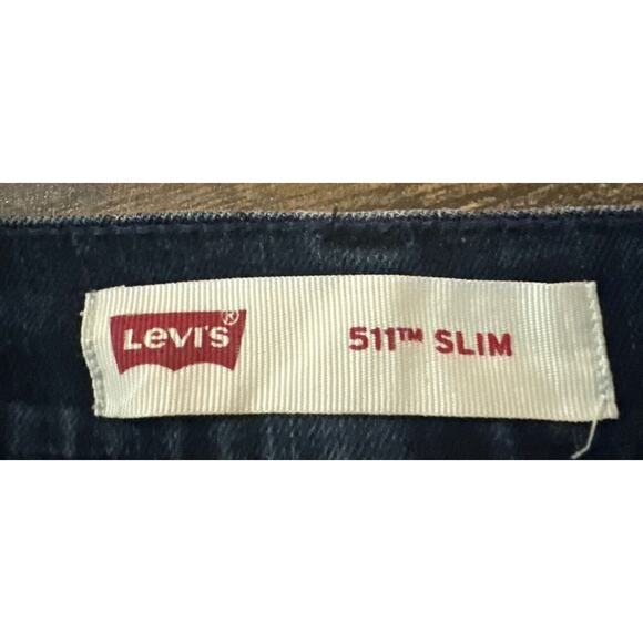 Levi’s Youth Boys 511 Slim Straight Leg Stretch Jeans - Size 14 Reg (28x29) - Picture 5 of 6